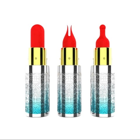 Trứng rung ngụy trang thỏi son mini rung cực đã 2 đầu phụ 1