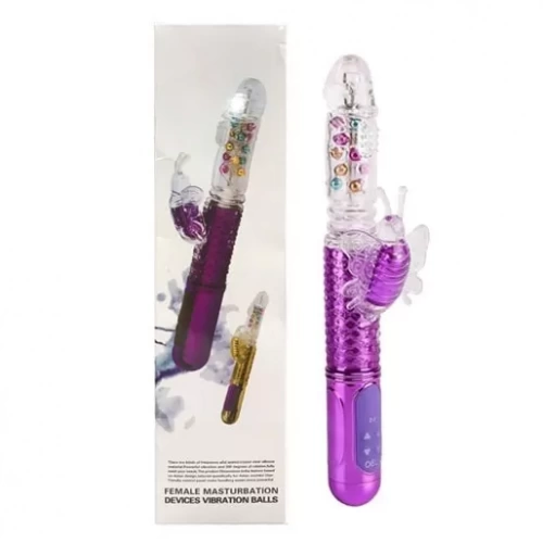 Dương vật giả rung xoay thụt pin sạc