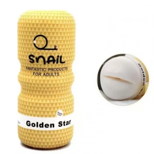 Sextoy âm đạo giả cốc Ốc sên màu vàng