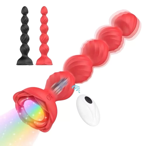 Kích hậu hoa hồng rung 10 chế độ có điều khiển từ xa