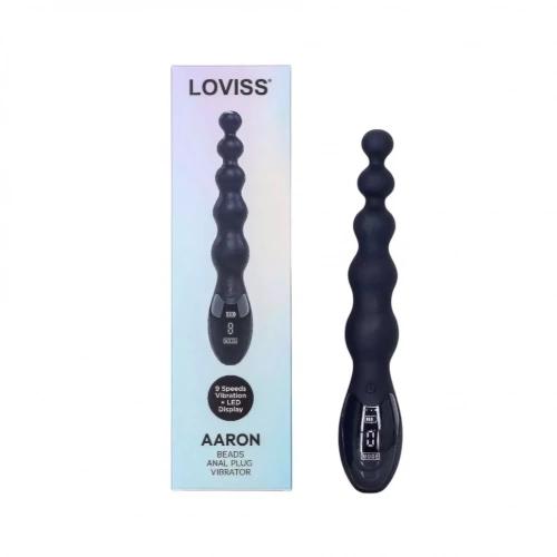 Kích hậu Loviss Aaron Beads Anal Plug rung kích thích siêu phê