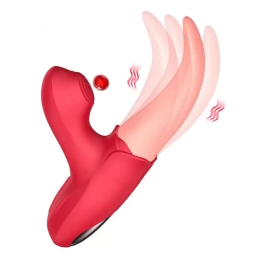 Lưỡi Hoa Hồng liếm hút rung cực mạnh LHH24