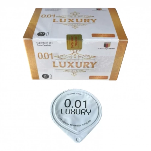 Bao cao su Trơn Đức Luxury hộp Trắng