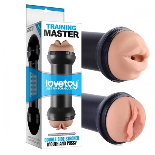Miệng giả, Âm đạo giả 2 đầu Training Master