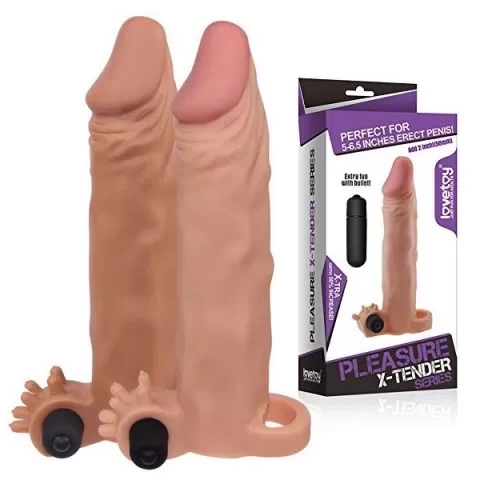 Bao cao su đôn dên Rung gốc Lovetoy X-Tender  có quai đeo 